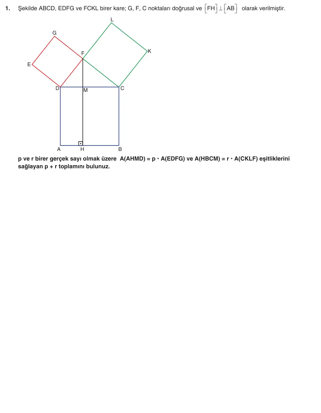 9. Sınıf Matematik 2025-2026 2. Dönem 2. Yazılı 1. Soru (Yazılıya Hazırlanıyorum) görseli