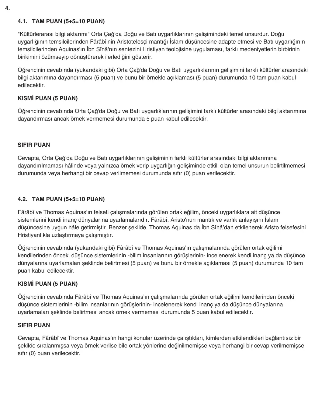 9. Sınıf Tarih 2025-2026 2. Dönem 2. Yazılı 4. Soru (Yazılıya Hazırlanıyorum) resmi çözüm görseli