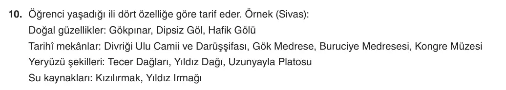 5. sınıf Sosyal Bilgiler sorusu – 2026-2027 1. dönem 1. yazılı 10. soru resmi çözümü